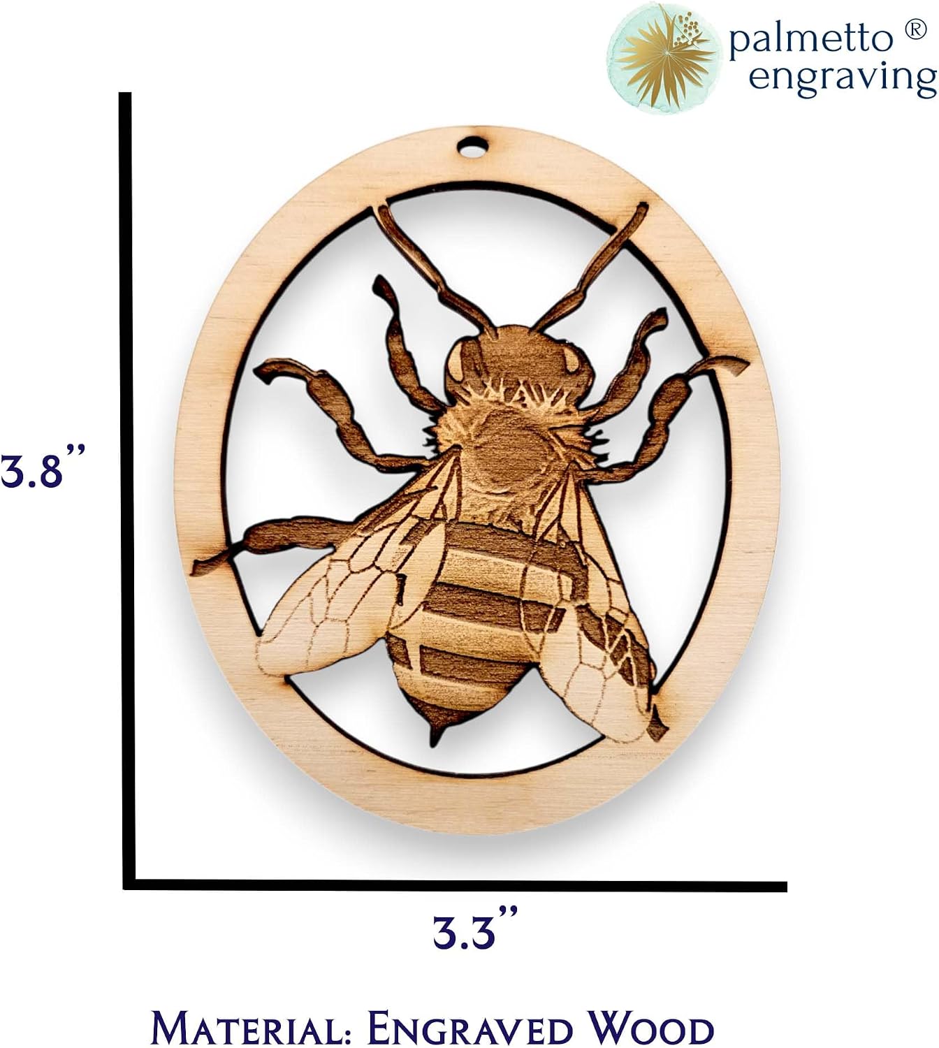 10PK Bumble Bee Ornaments for Tree, Personalized Bee Gifts for Beekeepers, Bee Keeping Gift Ideas, Unique Summer Christmas Decorations, Bumblebee Christmas Ornaments