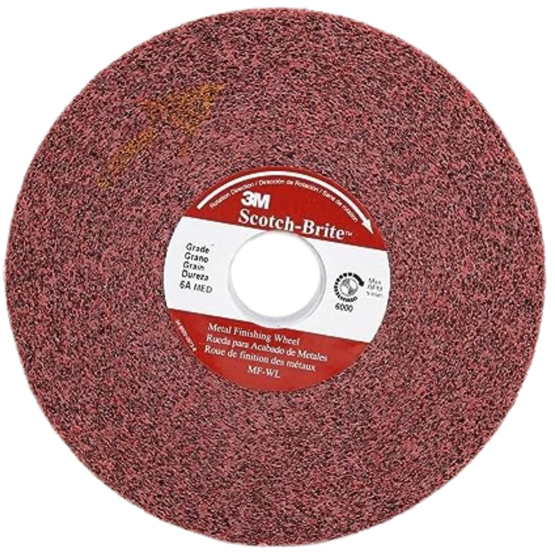 3M SCOTCH-BRITE METAL FINISHING WHEEL, MF-WL, (00048011018898) (2/each)