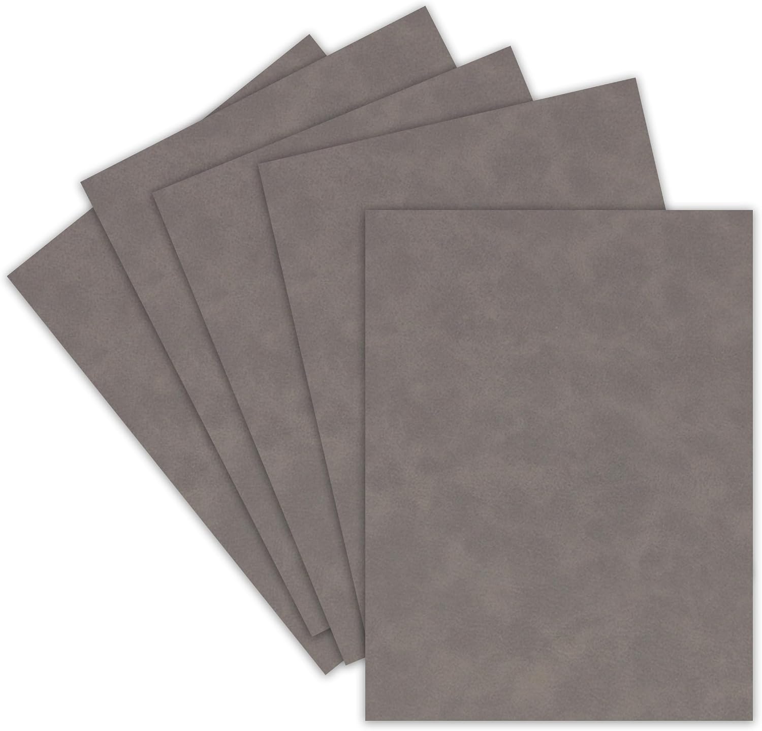 Faux Leather Sheets for Engraving Crafts 12' x 24' Leather-Like Texture with Soft Backing – for Cricut, Laser Engraving, DIY Projects, Jewelry, Bows, Gift Tags & Home Décor (25 Sheets, Iron Gray)