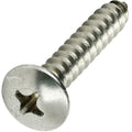 #8 x 2' Sheet Metal Screws Kit Hardware Truss Head Phillips Stainless Steel Pack of 500 Fastener Set LS16217F