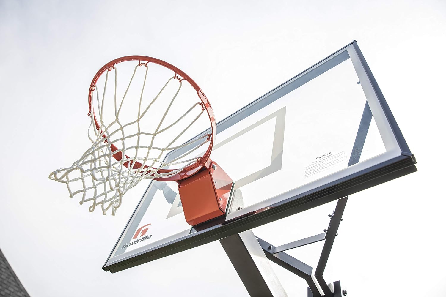Goalrilla Heavy-Weight Pro-Style Breakaway Basketball Flex Rim with All-Weather Nylon Net and Powder-Coated Rim and Stainless Steel