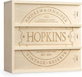 Family Vintage Anniversary Wine Box