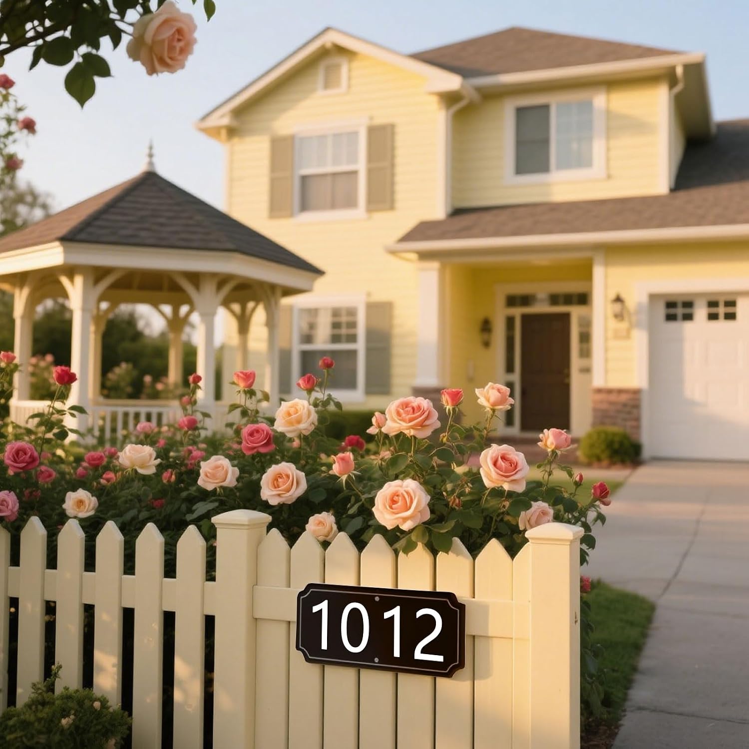 28 Inch White House Numbers for Outside, Metal Letters for Outdoor Signs, Anti-rust Aluminium House Address Letters for Front Door, Office, and Garden Decoration (Arrow)