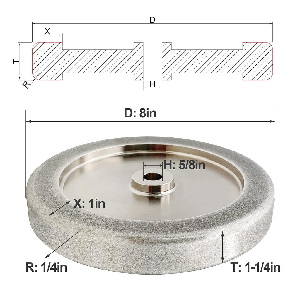 CBN 4 in 1 Grinding Wheel and Lathe Tool Sharpening Jig