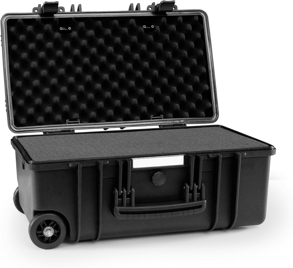 TSA Approved Wheeled Waterproof Case with Customizable Foam - Premium Camera Case with Wheels, IP67 Rated Mobile Case for Laptops, Drones, and Camera Gear, for Safe Transport 20.6 x 10.8 x 7.3 Inc