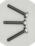 (Qty 50pcs) 1/4-20x1-1/2 Stainless Screws Hex Head Tap Bolts 1/4x20x1-1/2 Full Thread Hardware Fastener Kit Set RV6105S