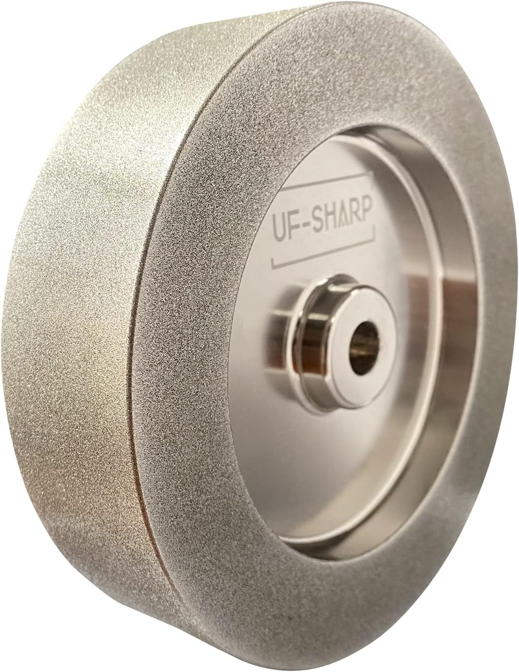 6 inch CBN Grinding Wheel 180 Grit, 6' Dia x 1.5' Wide x 1/2' Bore （Aluminum Body） for Sharpening High Speed Steel Tools、Woodturning Tools (6'x1.5')