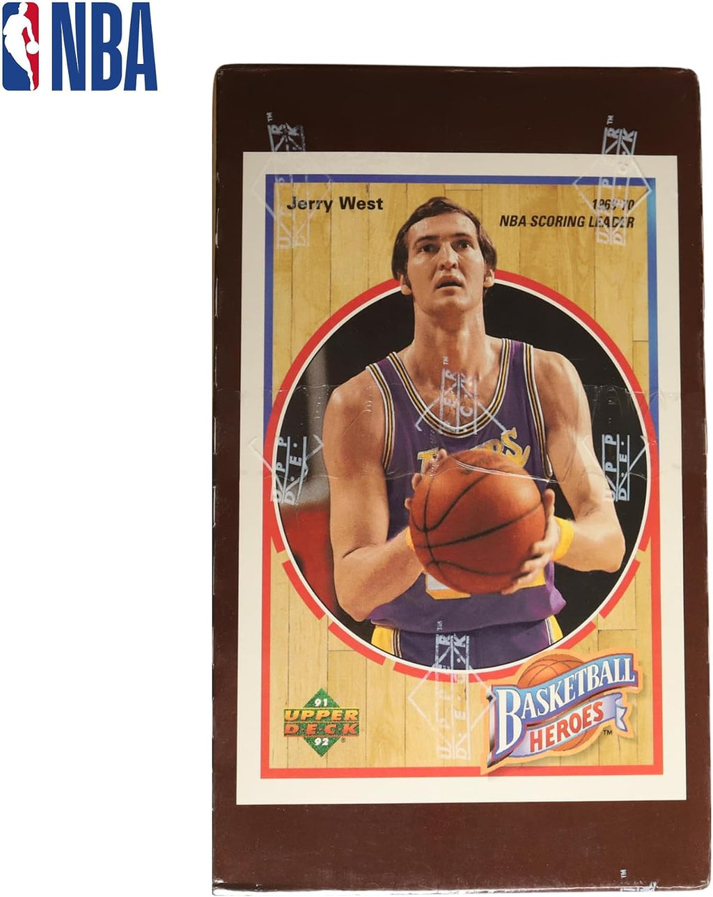 1991-92 Upper Deck NBA Basketball Card Wax Pack Box High Series Find Jerry West