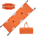 Primacare FS-3205 Foldable Emergency Medical Stretcher – Portable Patient Transport with Carry Bag, Backpack Straps, Heavy Duty Handles & Rubber Feet – Lightweight & Durable