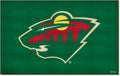 FANMATS 10396 Minnesota Wild Ulti-Mat Rug - 5ft. x 8ft. | Sports Fan Area Rug, Home Decor Rug and Tailgating Mat