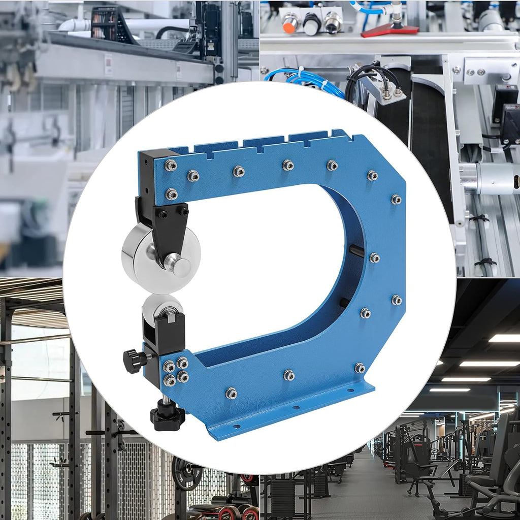 Professional Benchtop English Wheel 12 Inch, Heavy Duty Manual Metal Forming Machine with 90° Rotatable Wheels and 0.79in Height Adjustment for Shaping Steel, Aluminum, Copper
