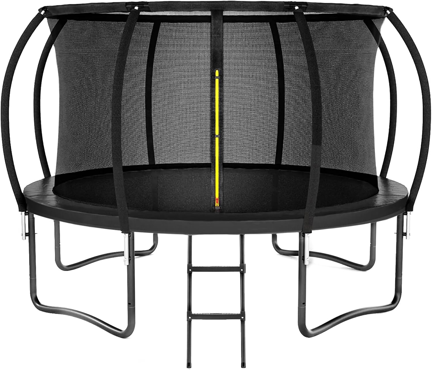 Kiivakii Trampoline 8FT 10FT 12FT 14FT 16FT, Outdoor Trampolines for Kids and Adults, Recreational Trampoline with Enclosure Net & Ladder, Round Trampolines ASTM Approved