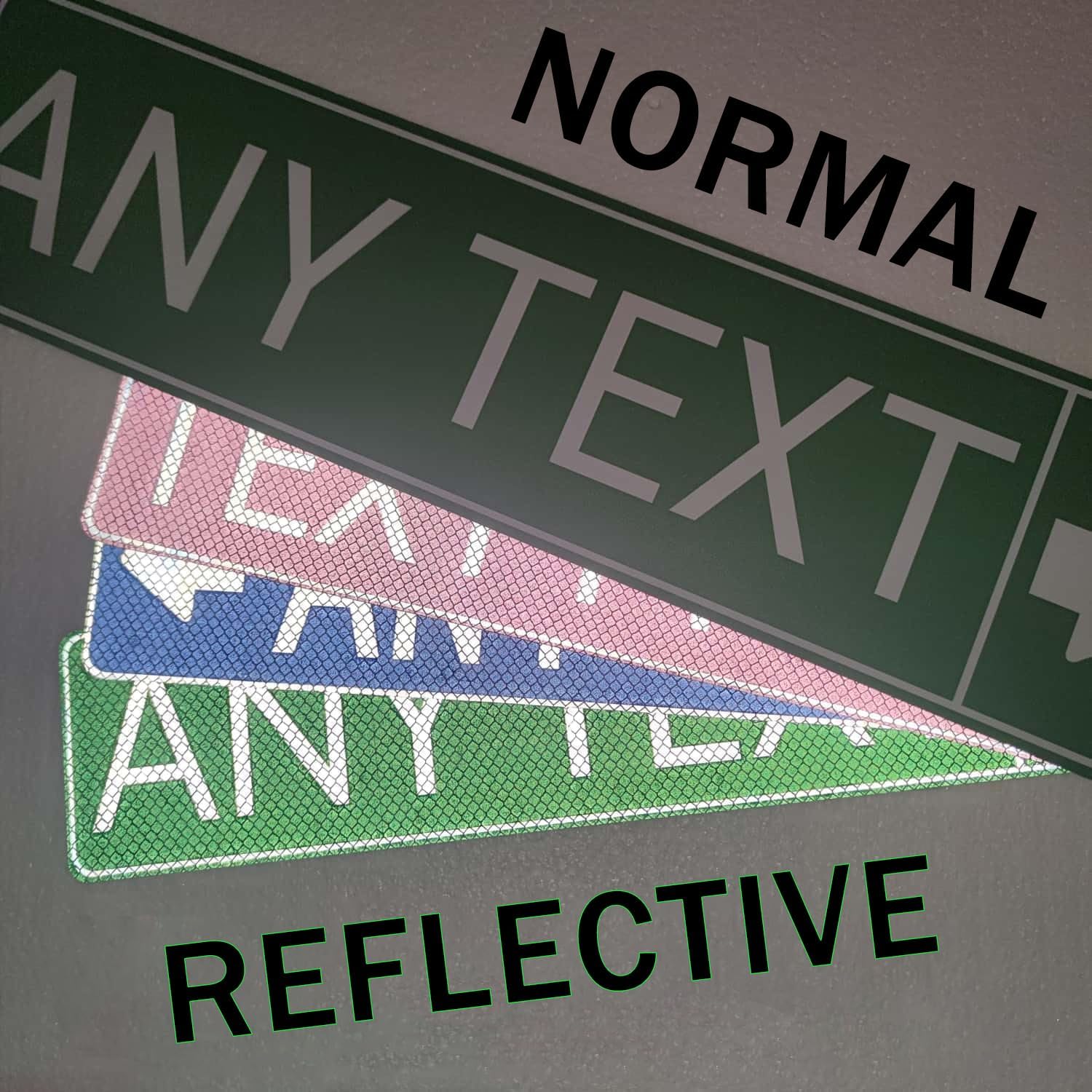 Custom Street Sign with Directional Arrow, Double Sided/Reflective Option, 36''x12'', Personalized Road Address Large Metal Sign, Customize for Business, Office, Outdoor, Home, Delivery