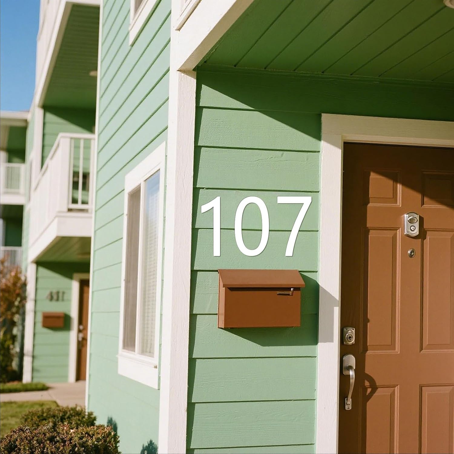 28 Inch White House Numbers for Outside, Metal Letters for Outdoor Signs, Anti-rust Aluminium House Address Letters for Front Door, Office, and Garden Decoration (Arrow)