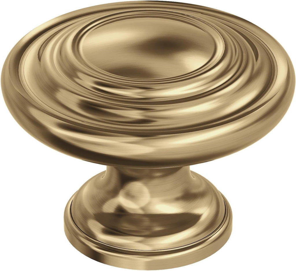Amerock Inspirations 1-3/4 inch (44mm) Diameter Champagne Bronze Cabinet Knob - 10 Pack