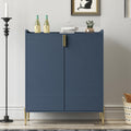 39' Moisture-Resistant Freestanding Storage Cabinet, Kitchen Storage Bakers Rack with Adjustable Shelf, Utility Food Cupboard with Anti-Tipping Device for Kitchen Dining Living Room, Blue