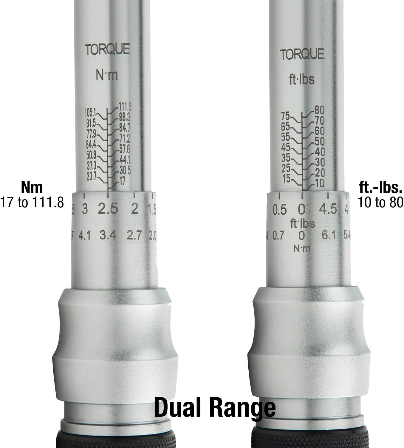 Sunex 31080 3/8' Drive 10-80 Ft-lb 48T Torque Wrench