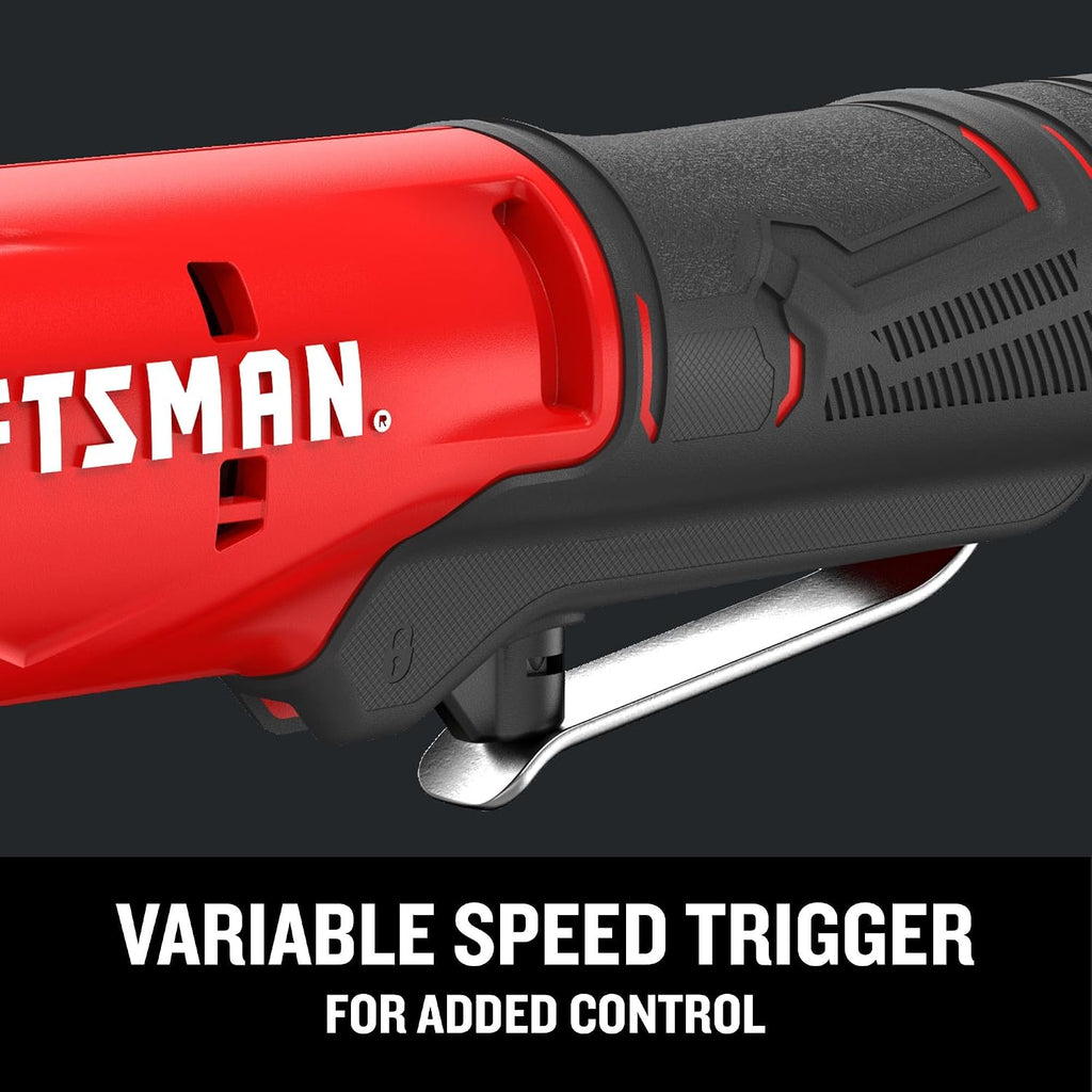 CRAFTSMAN V20 Cordless Ratchet Wrench, 1/4' Drive, 35 Ft-lbs of Torque, Bare Tool Only (CMCF934B)