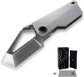 Tyger K7 EDC Folding Pocket Knife | Satin Finish Ultra Premium M390 Steel Blade | Titanium Alloy Handle | TG-KF9M3577