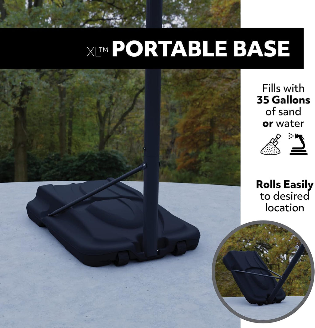 Lifetime 71566 50 Inch Shatter Proof Portable Basketball Hoop Clear