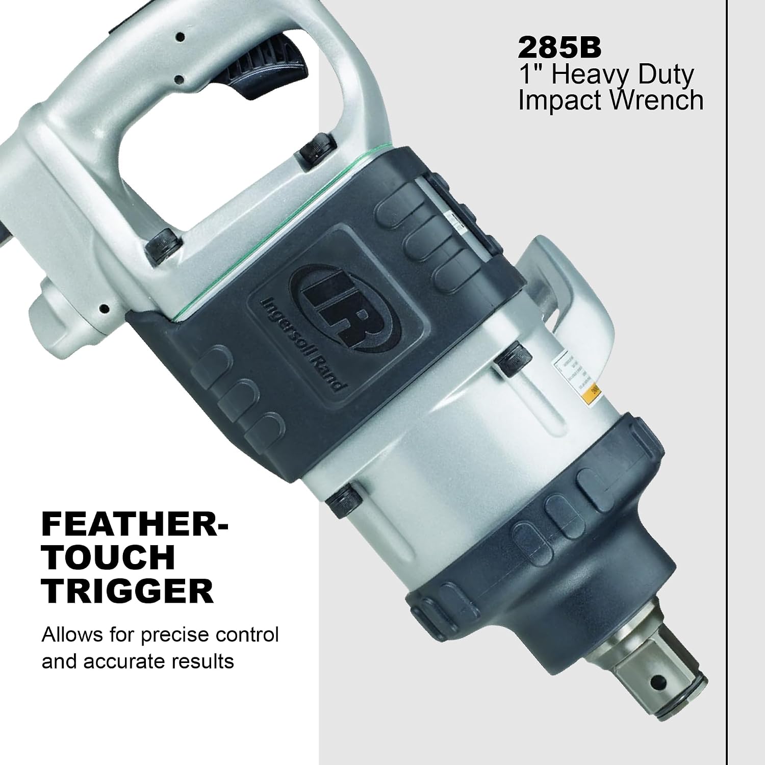 Ingersoll Rand 285B 1' Air Impact Wrench, 1475 ft-lbs Max Torque, Heavy Duty, D-handle