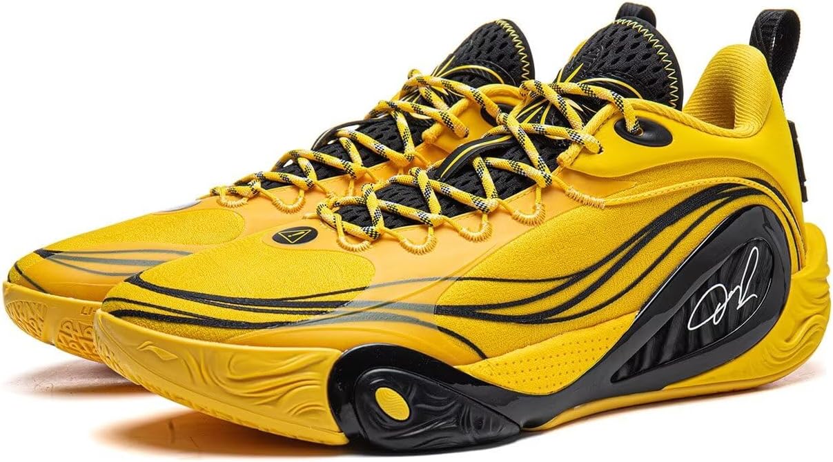 LI-NING Wade DLO Men's Basketball On-Court Shoes Lightweight High-Rebound Anti-Slip Professional Sneakers for Training Sports Competition