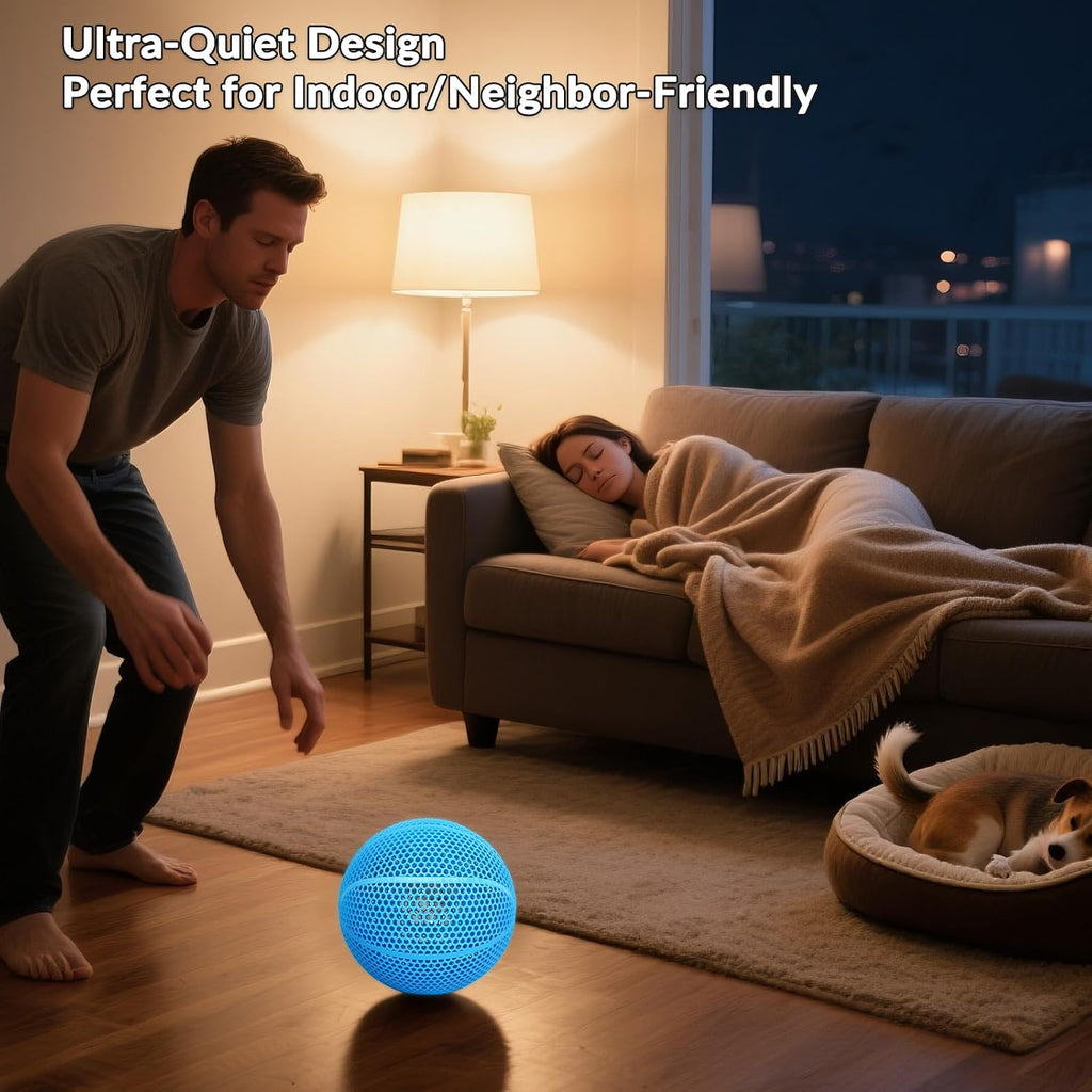 3D Printed Basketball-Airless Basketball,Ultra - Quiet & No Pump Needed,High Bounce,Official Size7,Indoor, Gym & Outdoor Use