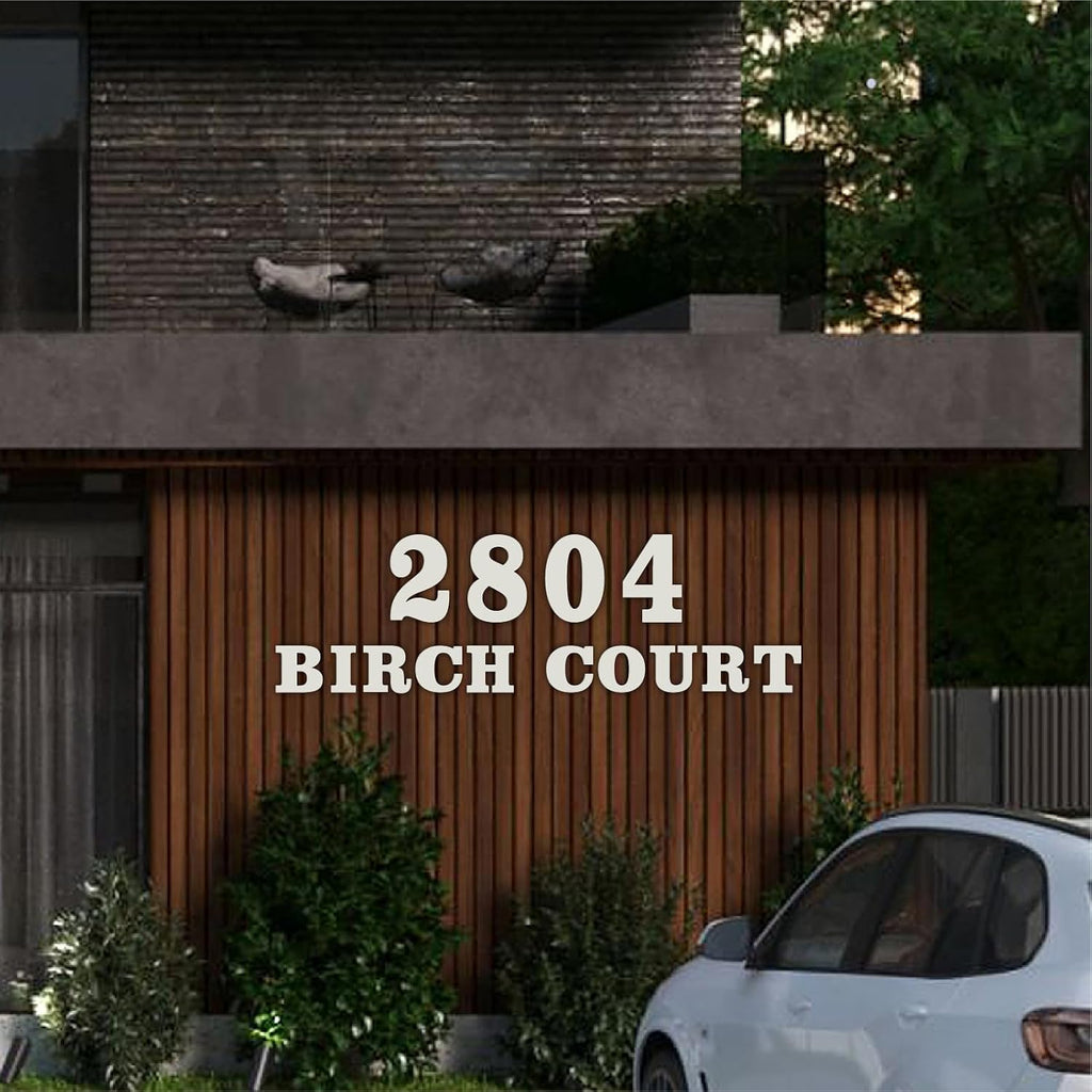 28 Inch White Metal Letters, Modern Metal House Address Letters and Numbers for Outside Signs, Outdoor Mailbox Numbers, for Door, Apartment, Office, Home Use(Letter C)