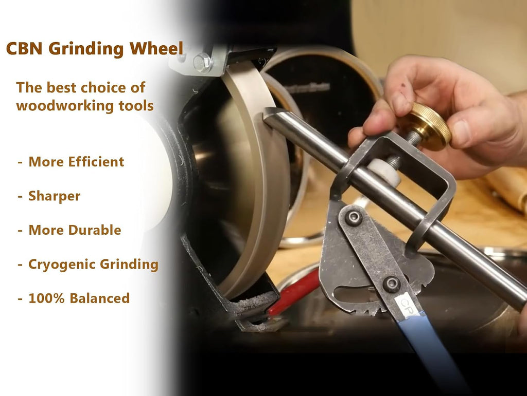 8 inch CBN Grinding Wheel and Lathe Tool Sharpening Jig