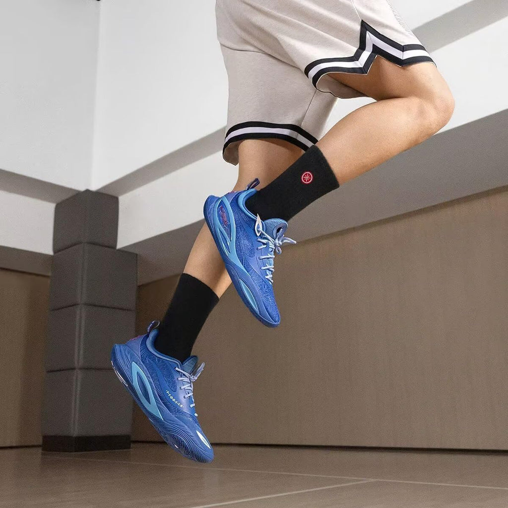 LI-NING Wade DLO Men's Basketball On-Court Shoes Lightweight High-Rebound Anti-Slip Professional Sneakers for Training Sports Competition