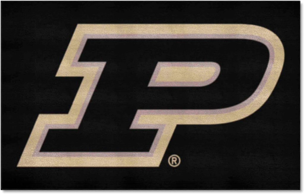 FANMATS 16826 Purdue Boilermakers Ulti-Mat Rug - 5ft. x 8ft. | Sports Fan Area Rug, Home Decor Rug and Tailgating Mat - P Primary Logo