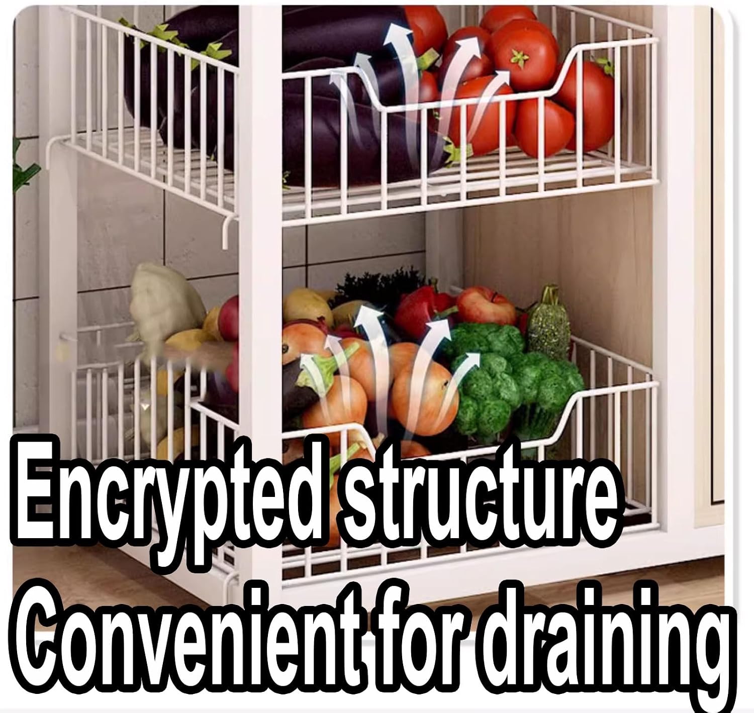 Bakers Rack with Cabinet Made of Density Board with Steel Tubes Large Kitchen Baker's Rack with Wire Basket for Utensils, Pots, Pans, Spices Various Styles(B,100 * 30 * 139CM)