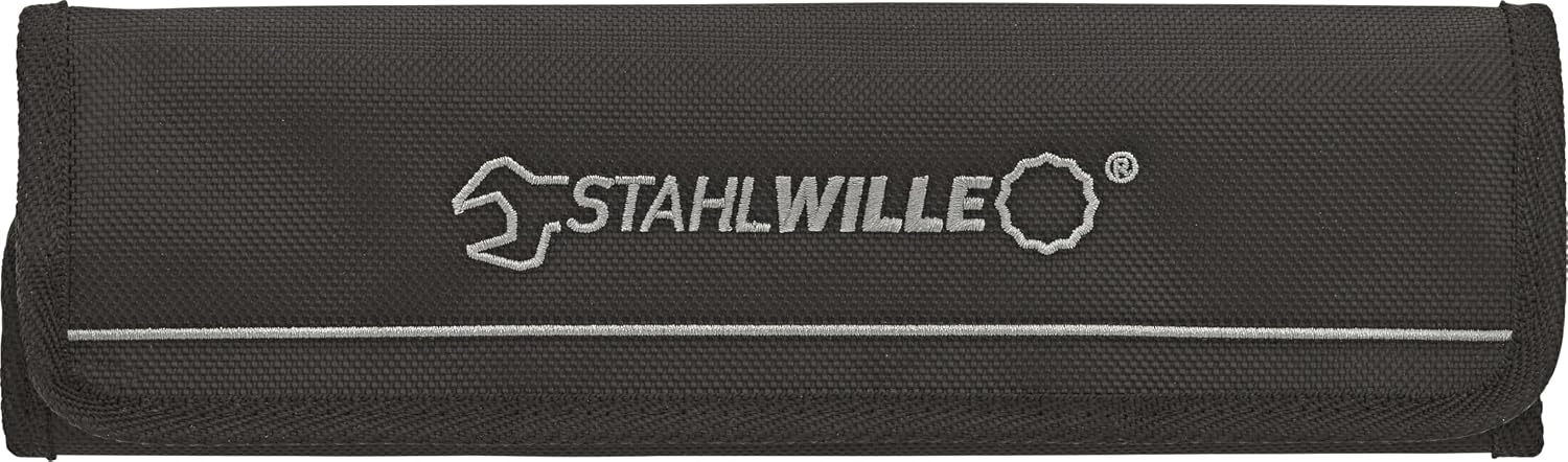 Stahlwille 96411705 Reversible Combination Ratcheting Spanners Open-Ratch Set, 5 Pieces, Size 8mm, 10mm, 13mm, 17mm and 19mm Spanner Openings, 72 Teeth, Bi-Hexagon, Made in Germany