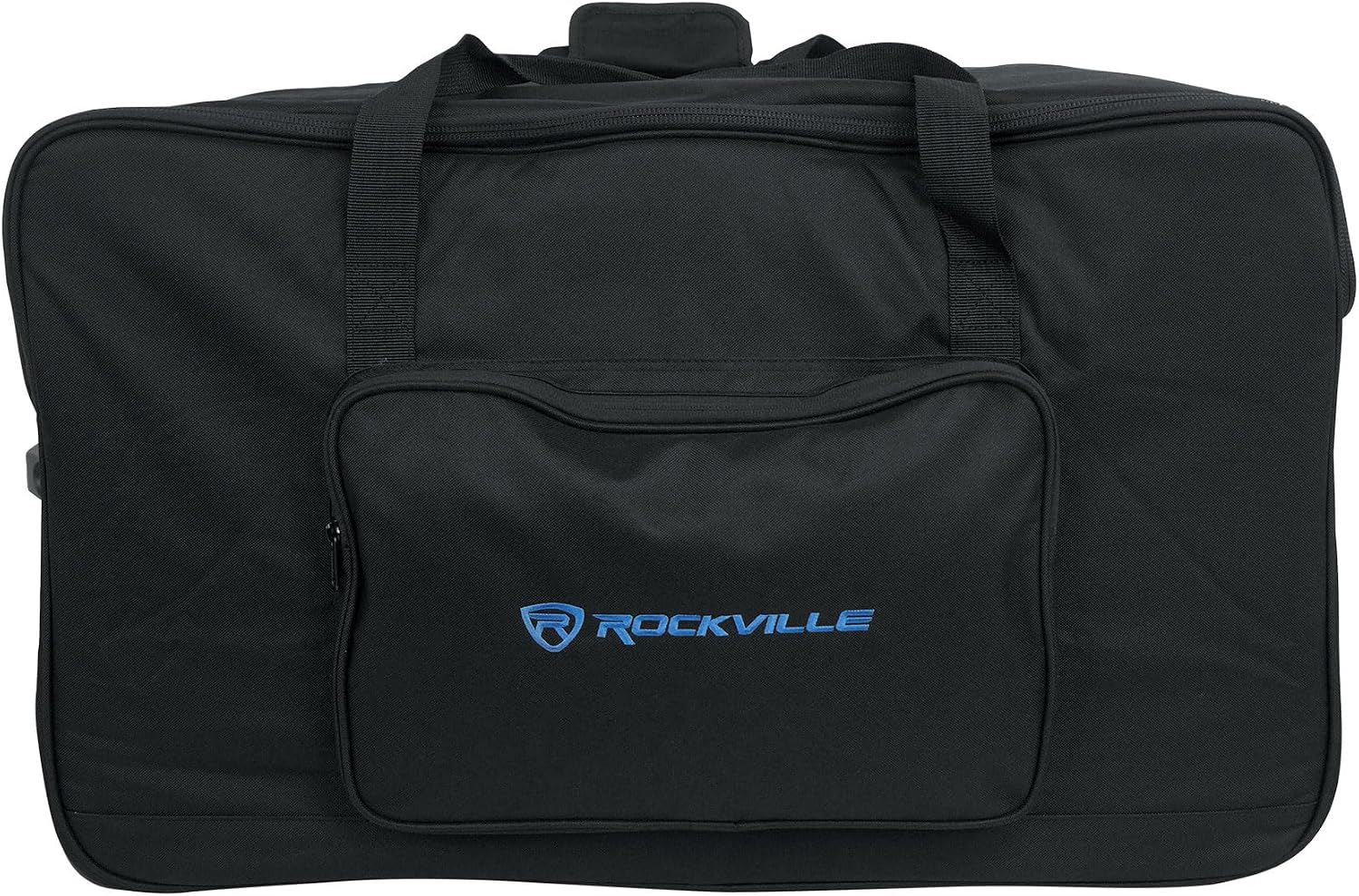 Rockville Bundle - 2 Items SB15 v2 Rolling Travel Bags+Wheels 4 Most 15' DJ PA Speakers+Stands