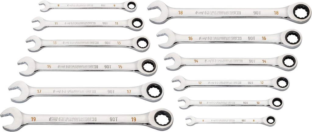 GEARWRENCH - Set Wr Rat Comb 12Pt 90T 12Pc Mm (86927)
