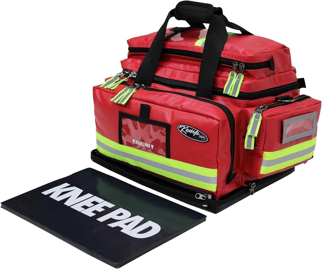 Kemp USA Premium Professional Trauma Bag for Emergency Medical Services (EMS), Fluid-Resistant Tarpaulin Construction