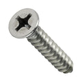 No.8 Flat Head Self Tapping Sheet Metal Screws Stainless Steel 1000Pcs 2' Screws Set Fasteners