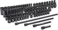 GEARWRENCH 80 Piece 3/8' Drive Standard & Deep SAE/MM Master Impact Socket Set - 89093