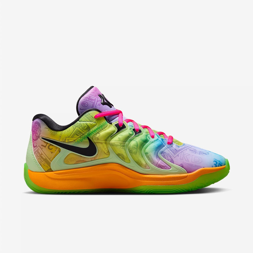KD17 Basketball Shoes (HF1811-700, Barely Volt/Hyper Pink/Total Orange/Baltic Blue) Size 10