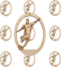 10PK Personalized Soccer Ornaments for Boys, Soccer Keepsakes for Players, Coaches and Teams