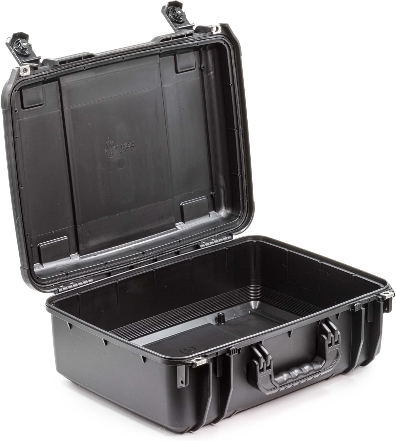 Seahorse 720 Heavy Duty Protective Dry Box Case Without Foam - TSA Approved/Mil Spec / IP67 Waterproof/USA Made for Cameras, Firearms, Motorcycles, Laptops, Consoles, VR, Drones