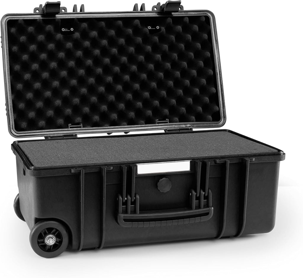 TSA Approved Wheeled Waterproof Case with Customizable Foam - Premium Camera Case with Wheels, IP67 Rated Mobile Case for Laptops, Drones, and Camera Gear, for Safe Transport 20.6 x 10.8 x 7.3 Inc