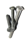 New Versatile Pack of (3000) 1/4x1' Carriage Bolts - Hot Dip Galvanized Multi-Purpose Comprehensive Hardware Fastener Assortment Kit TRINNM04195