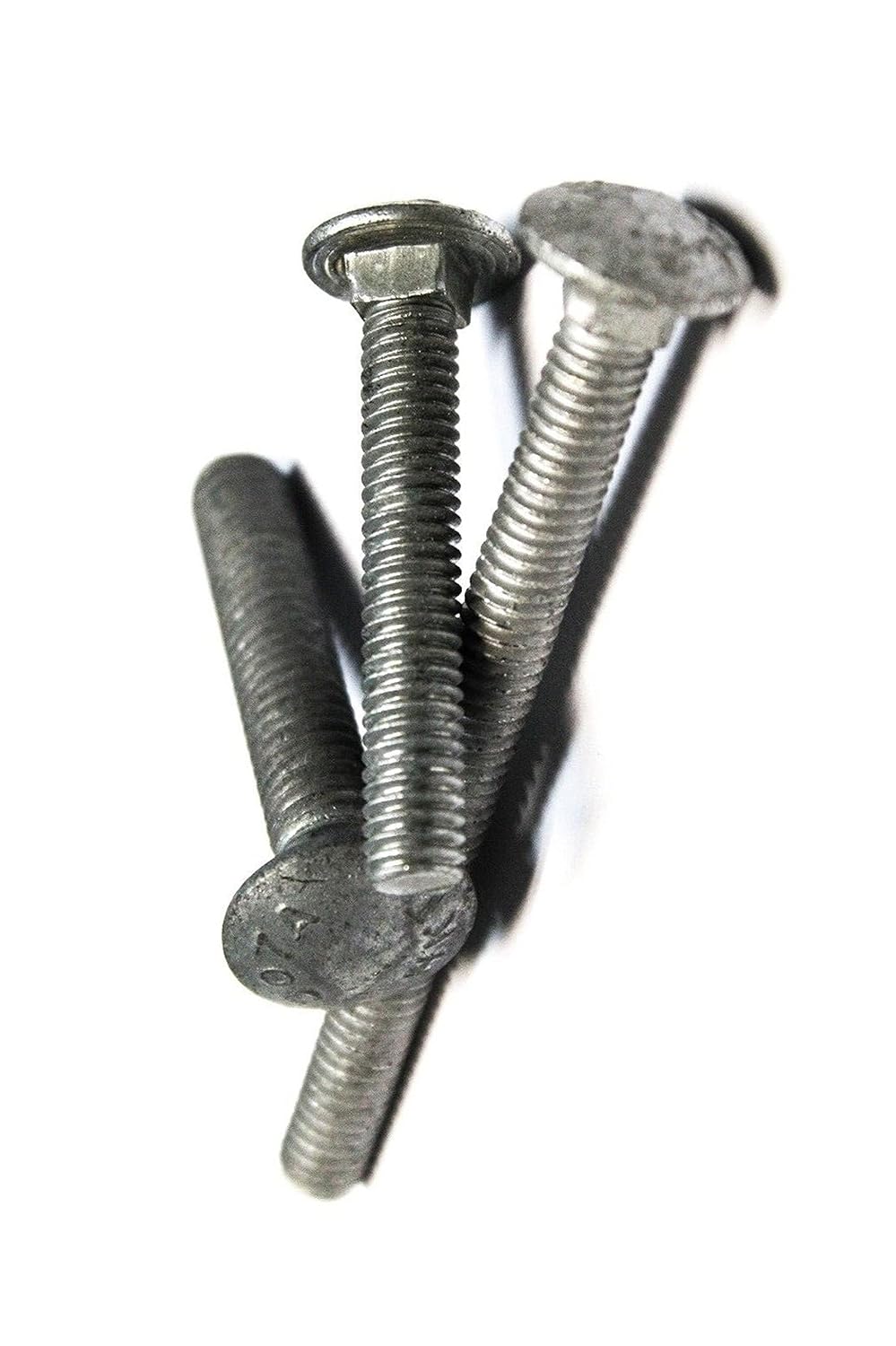 New Versatile Pack of (3000) 1/4x1' Carriage Bolts - Hot Dip Galvanized Multi-Purpose Comprehensive Hardware Fastener Assortment Kit TRINNM04195
