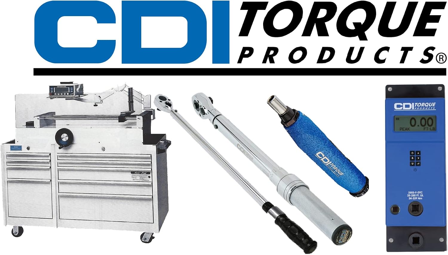 CDI 20005MFMHSS 1-Inch Drive Metal Handle Click Type Torque Wrench, Torque Range 300 to 2000-