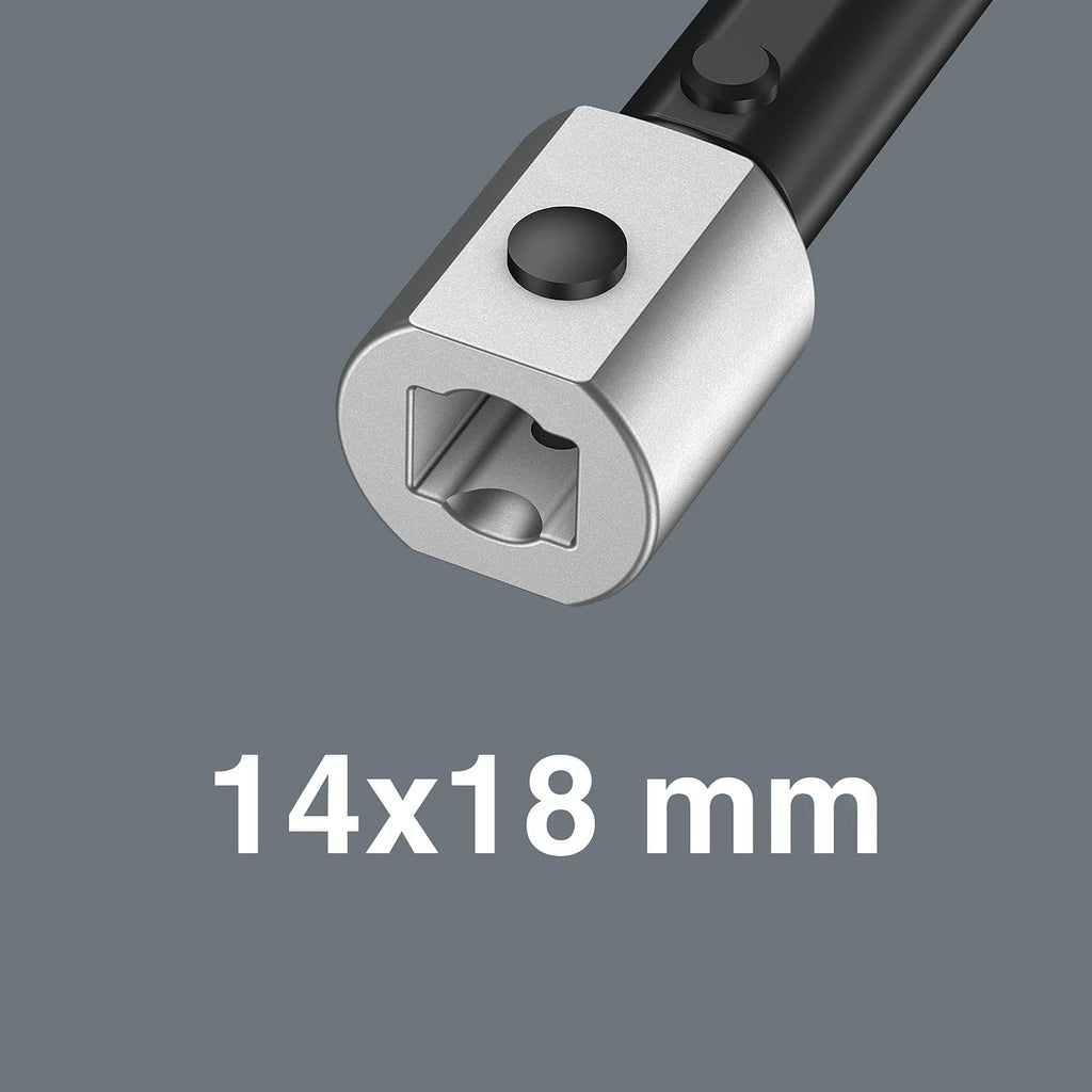 WERA - 05075657001 - Click-Torque X 7 Torque Wrench for Insert Tools, 10-100 Nm, 14x18 x 10-100 Nm