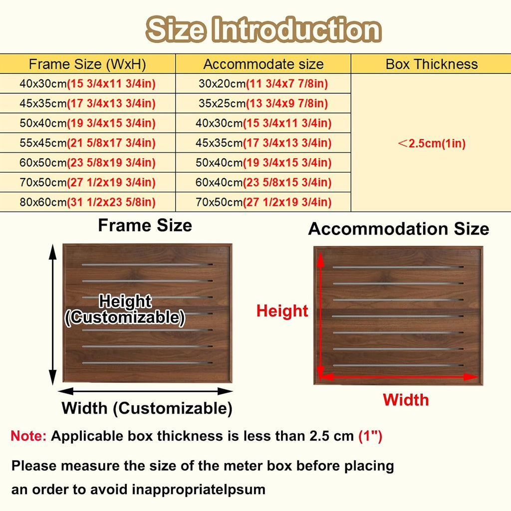 Outdoor Fuse Box Cover - Detive Stone Texture Art Panel, 30x40cm (11 3/4x15 3/4in), Durable Electric Meter Box Plate for Indoor/Outdoor Use, Stylish Wall Replacement