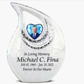 Large Tear Drop Urn for Human Ashes Adult Man & Female, 10 Inches Tall Memorial with Photo & Engraving Personalized Options, Outdoor Safe, 2.5 L Capacity, 100 Options Available from Keepsake Company