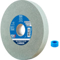 PFERD Vitrified Bench Grinding Wheel - Carbide, 10' Diameter, 1-1/4' Thick, 2' Arbor, 80 Grit, Silicon Carbide, for Carbide Tool Sharpening and Grinding - Part 61697