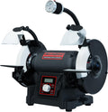 Bucktool 8' VFD Variable Speed Bench Grinder, 1HP Power Professional Wobble-free Wheel Grinder with High/Low Speed Switching for Knife, Metal